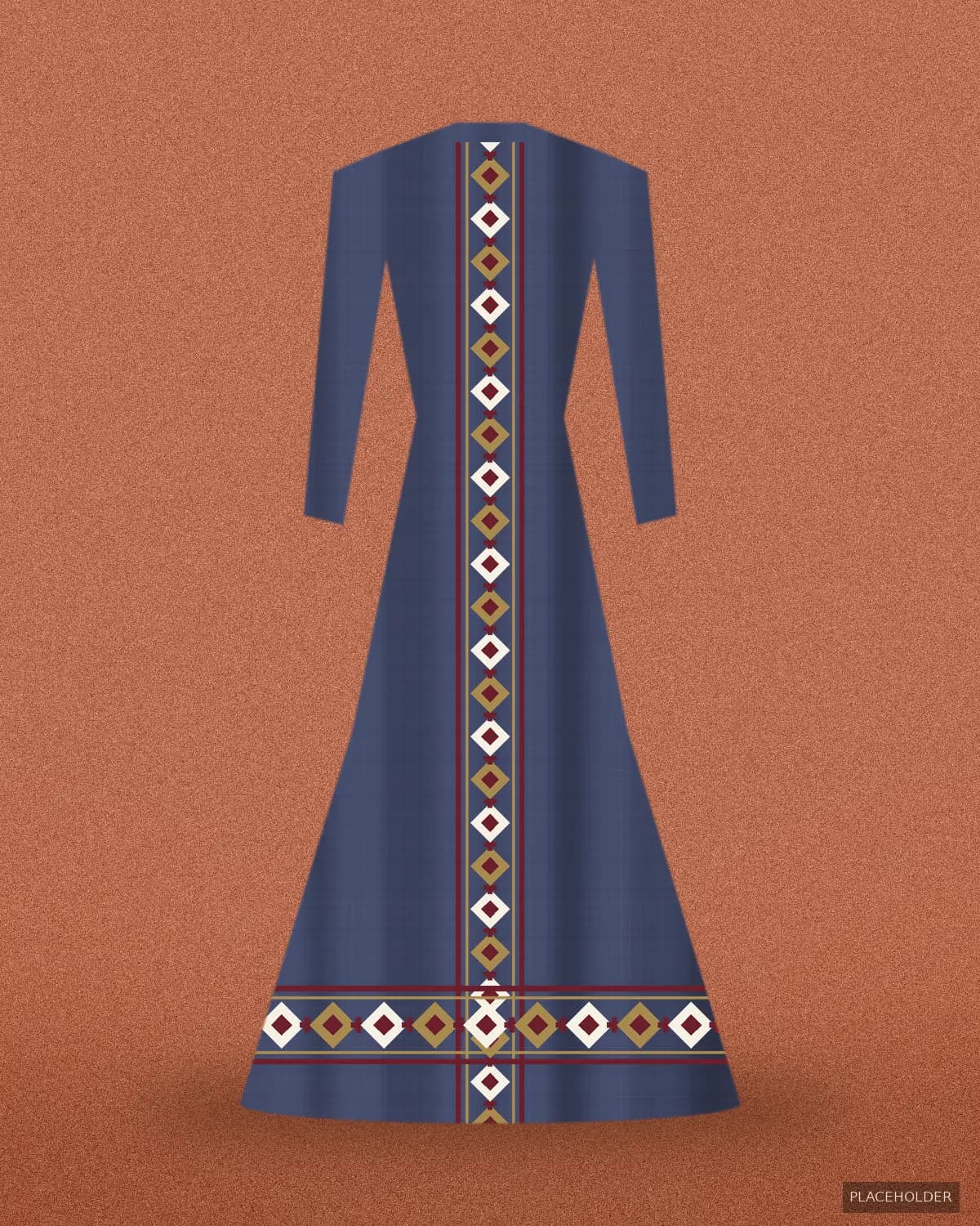 Placeholder image: Gondar Wrap Dress